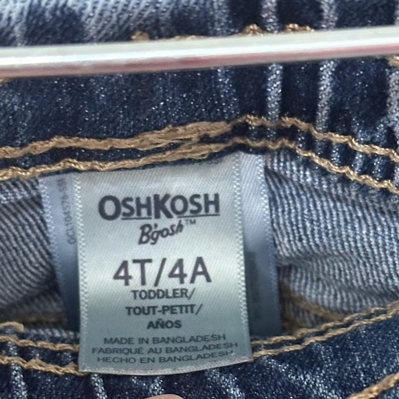 Oshkosh B’gosh Boys Medium Wash Elastic Waistband Straight Leg Jeans size 4T - Picture 5 of 5